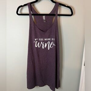 Next Level Apparel Plum Racerback Tank